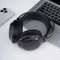 Black bluetooth headphones