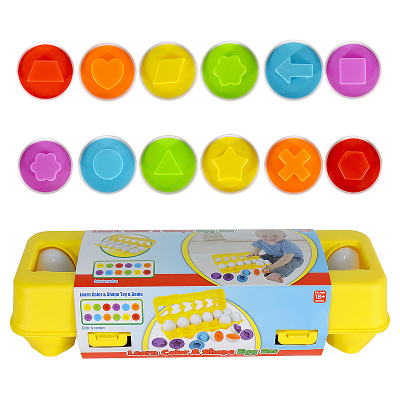 Montessori Matching Eggs Toy for Toddlers
