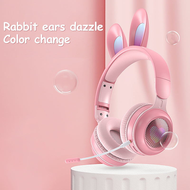 Wireless rabbit ear sensory headphones for kids 