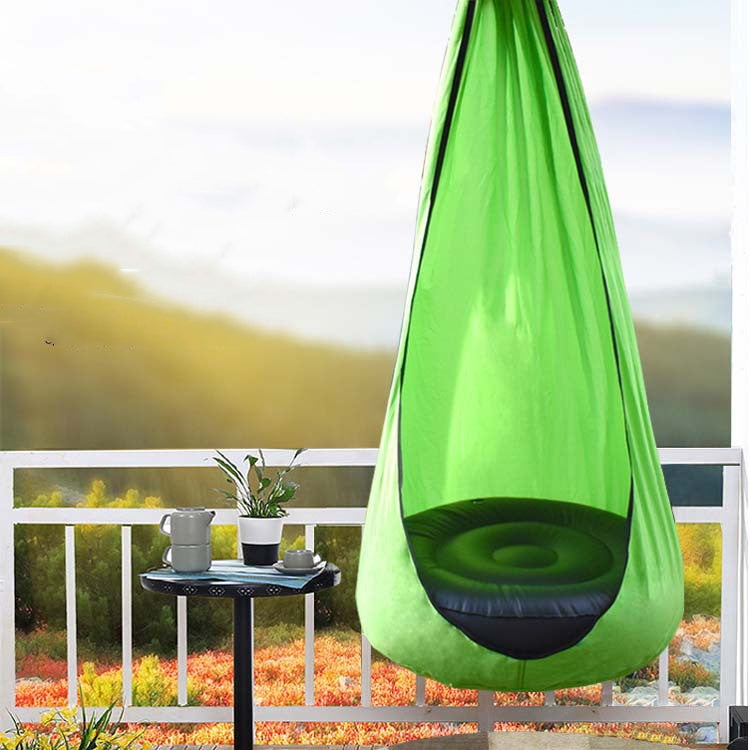 Portable Sensory Swing Hammock with Inflatable Seat Pad – view 2