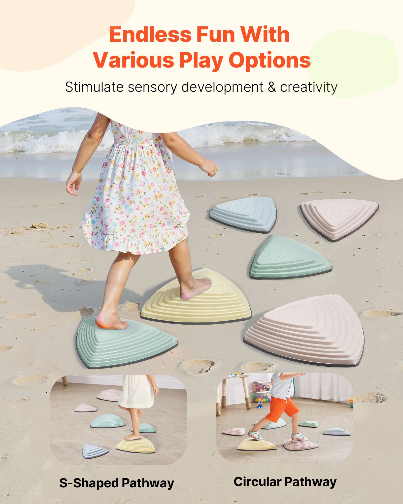 Sensory Stepping Stones for Kids