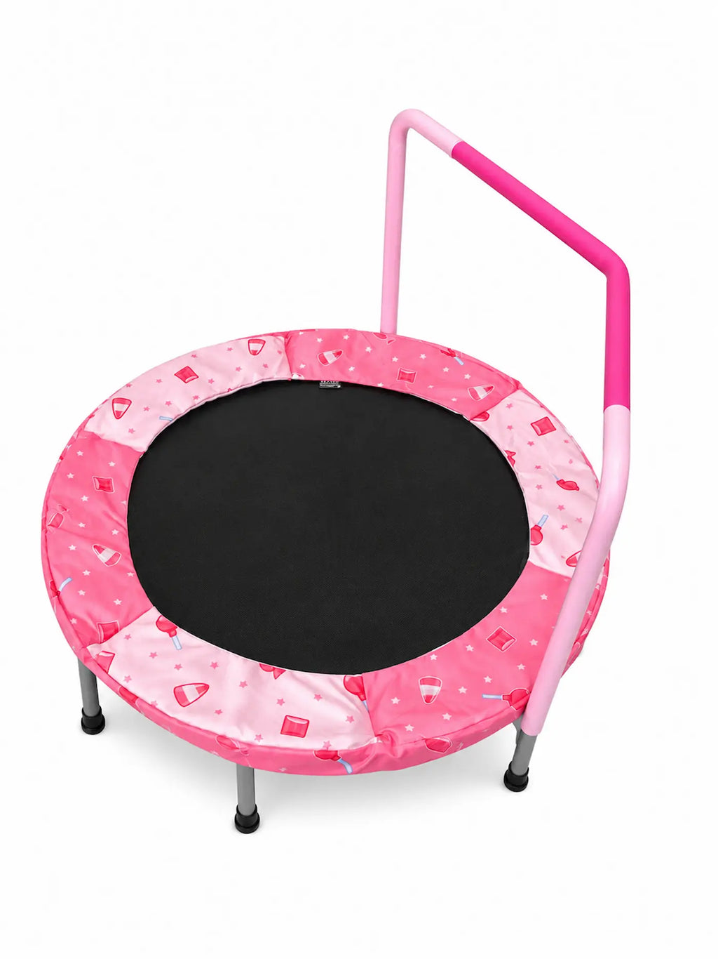 36” Kids Trampoline with Handle | Foldable Indoor Outdoor Mini Trampoline – view 3
