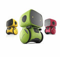 Three colorful robots